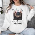 Meadows Baby Our Last Name Is Meadows Dark Romance Smut Book Unisex Sweatshirt