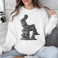 Men Pixel Art Geometric Book Human Drawing Graphic Men Unisex Sweatshirt