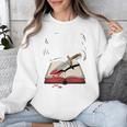 Murder Mystery And a Cup Of Tea Book Humor Unisex Sweatshirt