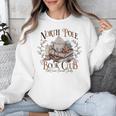 North Pole Book-Club Hot Cocoa Served Daily Christmas Book Unisex Sweatshirt North Pole Book-Club Hot Cocoa Served Daily Christmas Book Unisex Sweatshirt