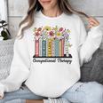 Occupational Therapy Wildflower Book OT Therapist Assistant Unisex Sweatshirt