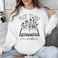 Plot Twist I'm Sober Women's Sobriety Book Reading Literary Unisex Sweatshirt Plot Twist I'm Sober Women's Sobriety Book Reading Literary Unisex Sweatshirt