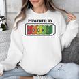 Powered By Books Bookworm Librarian Reading Unisex Sweatshirt