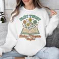 Pregnancy Announcement Book Lover Reveal Pregnant Unisex Sweatshirt