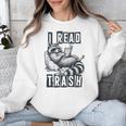 Racoon Reading Spicy Smutty Book Booktok I Read Trashy Books Unisex Sweatshirt Racoon Reading Spicy Smutty Book Booktok I Read Trashy Books Unisex Sweatshirt
