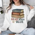 Read Blue Liberty Books July 4th Independence Unisex Sweatshirt