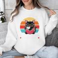 Read Books Drink Coffee Fight Evil Cat Premium Unisex Sweatshirt