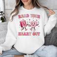 Read Your Heart Out Teacher Valentine Book Unisex Sweatshirt Read Your Heart Out Teacher Valentine Book Unisex Sweatshirt