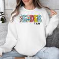 Reader I Am Bookworm Librarian I Heart Read Book Lover Unisex Sweatshirt Reader I Am Bookworm Librarian I Heart Read Book Lover Unisex Sweatshirt