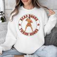 Reading Book Lover Boxer Boxing Lover Read Books Throw Hooks Unisex Sweatshirt