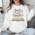 Reading Book Lover Club Librarian Just One More Chapter Unisex Sweatshirt