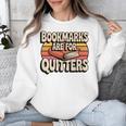 Reading Bookmarks Are For Quitters Reader Book Lovers Unisex Sweatshirt