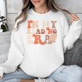 In My Reading Era Groovy Book Lovers Library Reading Women Unisex Sweatshirt In My Reading Era Groovy Book Lovers Library Reading Women Unisex Sweatshirt