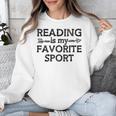 Reading Is My Favorite Sport Bookish Book-Club Bookworm Unisex Sweatshirt Reading Is My Favorite Sport Bookish Book-Club Bookworm Unisex Sweatshirt