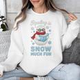 Reading Is Snow Much Fun Book Lover Winter Snowman Humor Unisex Sweatshirt Reading Is Snow Much Fun Book Lover Winter Snowman Humor Unisex Sweatshirt