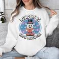 Reading Is Snow Much Fun Snowflake Book Lovers Winter Theme Premium Tri-Blend Unisex Sweatshirt Reading Is Snow Much Fun Snowflake Book Lovers Winter Theme Premium Tri-Blend Unisex Sweatshirt
