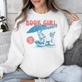Retro Book Girl Summer Beach Vacation For Book Lover Unisex Sweatshirt Retro Book Girl Summer Beach Vacation For Book Lover Unisex Sweatshirt