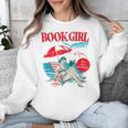 Retro Book Girl Summer For Women Beach Reading Unisex Sweatshirt Retro Book Girl Summer For Women Beach Reading Unisex Sweatshirt