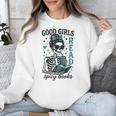 Romance Reader Good Girls Read Spicy Books Halloween Costume Unisex Sweatshirt Romance Reader Good Girls Read Spicy Books Halloween Costume Unisex Sweatshirt