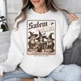 Salem Book Club Bookish Halloween Retro Salem Witch Book Unisex Sweatshirt Salem Book Club Bookish Halloween Retro Salem Witch Book Unisex Sweatshirt