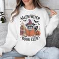 Salem WItch Book Club Halloween Raccoon Witch Reading Book Unisex Sweatshirt Salem WItch Book Club Halloween Raccoon Witch Reading Book Unisex Sweatshirt