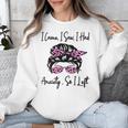 I Came I Saw I Had Anxiety So I Left Messy Bun Introvert Unisex Sweatshirt I Came I Saw I Had Anxiety So I Left Messy Bun Introvert Unisex Sweatshirt