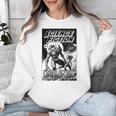 Science Fiction Writer At Work Vintage Book Cover Unisex Sweatshirt