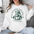 He Sees What You'Ve Been Reading Bookish Christmas Unisex Sweatshirt