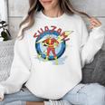 Shazam Comic Book Art Heroic Portrait Vintage Unisex Sweatshirt