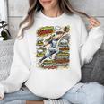 Softball Outfielder Best Traits Brave Retro Comic Book Art Premium Tri-Blend Unisex Sweatshirt Softball Outfielder Best Traits Brave Retro Comic Book Art Premium Tri-Blend Unisex Sweatshirt