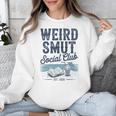 Spicy Romance Book Reader Fan Weird Smut Social Club Premium Tri-Blend Unisex Sweatshirt