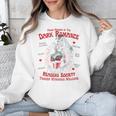 Trigger Warning Book Lover Dark Romance Smut Reader Unisex Sweatshirt