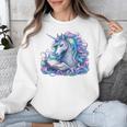 Unicorn Reading For Book Lovers Readers Unisex Sweatshirt