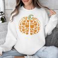Vintage Book Pumpkin Autumn Fall Librarians Bookworm Teacher Unisex Sweatshirt