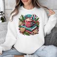 Vintage Cozy Winter Hot Cocoa Books Gingerbread Book Lovers Unisex Sweatshirt Vintage Cozy Winter Hot Cocoa Books Gingerbread Book Lovers Unisex Sweatshirt
