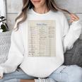 Vintage Library Due Date Card For Book Lovers Librarians Unisex Sweatshirt