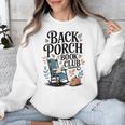 Vintage Reader Author Country Aesthetic Back Porch Book Club Unisex Sweatshirt Vintage Reader Author Country Aesthetic Back Porch Book Club Unisex Sweatshirt