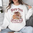 Vintage Retro North Pole Book Club Hot Cocoa Unisex Sweatshirt Vintage Retro North Pole Book Club Hot Cocoa Unisex Sweatshirt
