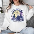Vintage Sexy Witch Spooky Readers Book Lover Club Halloween Unisex Sweatshirt