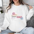 A Woman Cannot Survive On Books Alone She Also Needs Yarn Premium Unisex Sweatshirt A Woman Cannot Survive On Books Alone She Also Needs Yarn Premium Unisex Sweatshirt