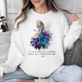 Women's Vintage Book Quote It’s No Use Going Back To Yesterday Unisex Sweatshirt