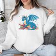 In A World Full Of Bookworms Be A Book Dragon Unisex Sweatshirt
