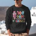100th Day Of School Teacher Women Floral Books Unisex Sweatshirt 100th Day Of School Teacher Women Floral Books Unisex Sweatshirt