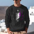 Ace Pride Book With Stars Moons And Magic Hand Unisex Sweatshirt