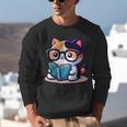 Adorable Book Lover Calico Cat With Reading Glasses Cute For Men Women Kids Unisex Sweatshirt Adorable Book Lover Calico Cat With Reading Glasses Cute For Men Women Kids Unisex Sweatshirt