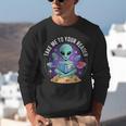 Alien Reader Reading Teacher Librarian Book Lover Unisex Sweatshirt