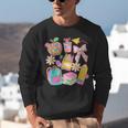 Apple Disco Pencil Books Bow Teacher Student Back To School Unisex Sweatshirt