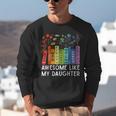 Awesome Like My Daughter Books Floral Proud Mom Women Unisex Sweatshirt