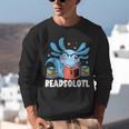 Axolotl Read Book Kawaii Reading Books For Men Women Unisex Sweatshirt
