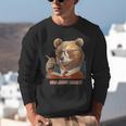 Bear Reading Book Glasses Library Zoo Teacher School Animal Unisex Sweatshirt